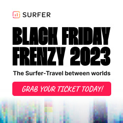 Surfer SEO BLack Friday Sale